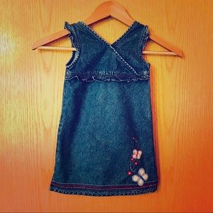 Fun to the 4th denim embroidered dress